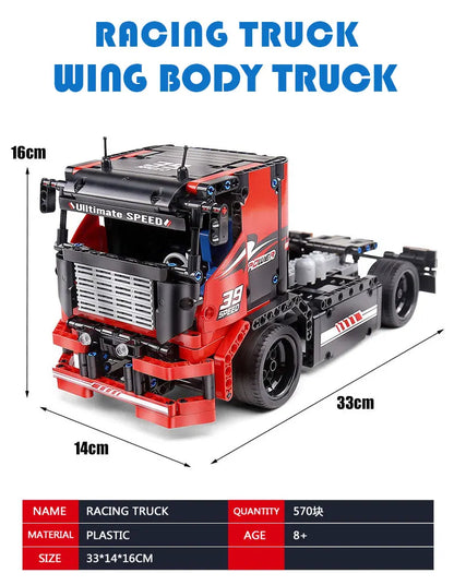 Mould King 15002 Race Vrachtwagen