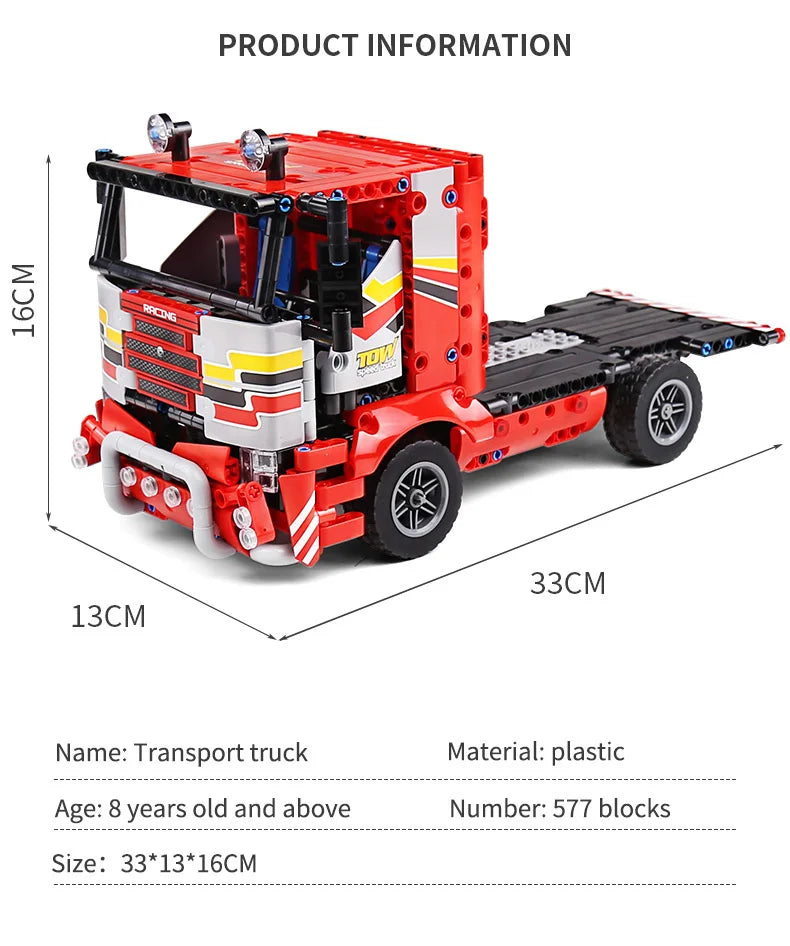 Mould King 15003 Transport Vrachtwagen