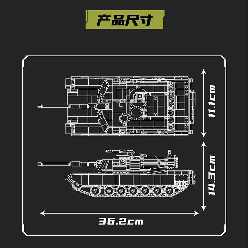 Mouldking 20033 - M1A2 Tank